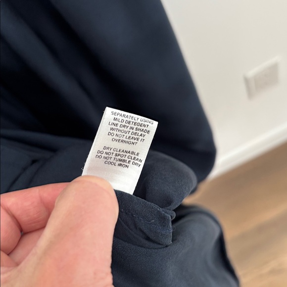 Natalie Martin Hayley Peasant Style Navy Blue Maxi Dress rear Tie Closure - Picture 13 of 16